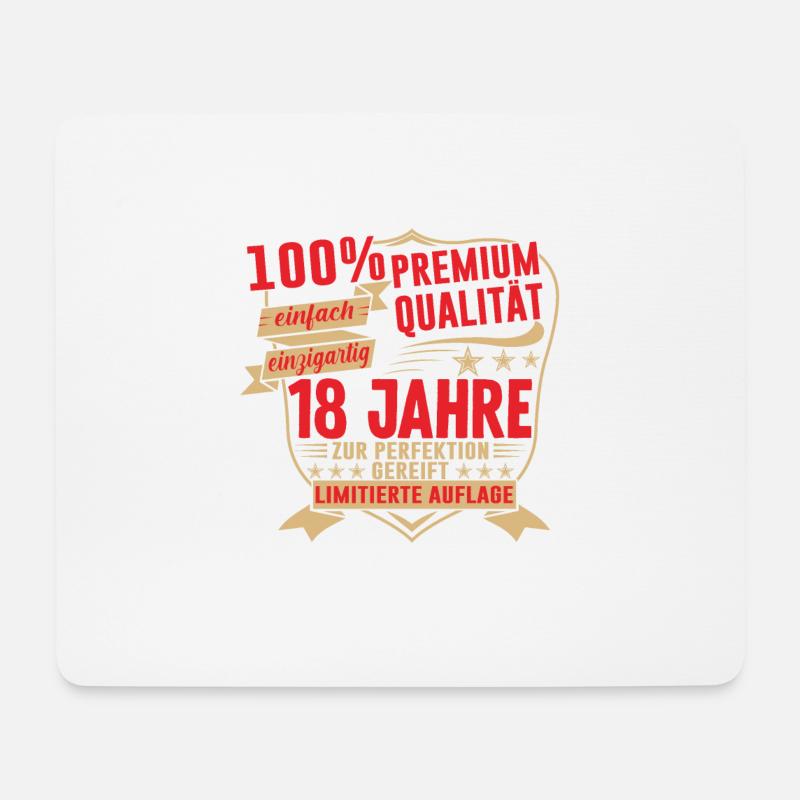 18. Geburtstag 2005 Geschenk Geschenkidee T-Shirt - Mousepad (Querformat) - Weiß