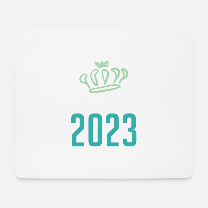Amsterdam 2023 Krone - Mousepad (Querformat) - Weiß