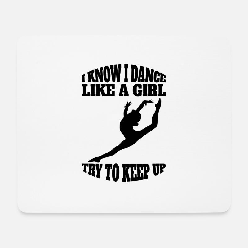 Ballet Dancer Gift Dance Ballerina Dance Class - Mouse Pad (horizontal) - white