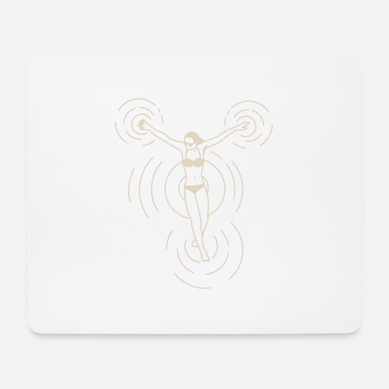 Religion Sonne und Strand - Mousepad (Querformat) - Weiß