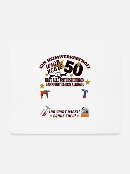 Heimwerker Geschenkidee Handwerker - Mousepad (Querformat) - Weiß