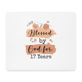 Geburtstag 17 Geschenk Spruch Lustig - Mousepad (Querformat) - Weiß - Vorne