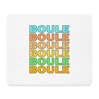 BOULES - Tapis de souris (format paysage) - blanc - Devant