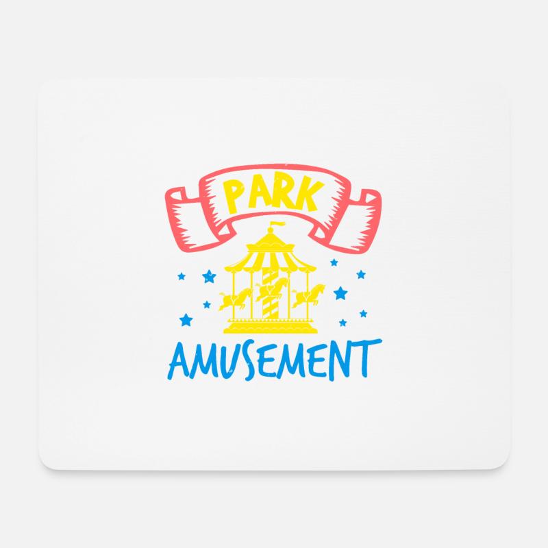 PARK AMUSEMENT - Mouse Pad (horizontal) - white