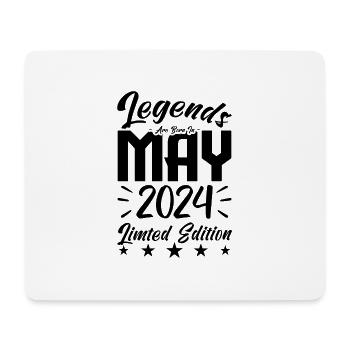 Born May 2024 Birthday gift 2024. - Mouse Pad (horizontal) - white - Front