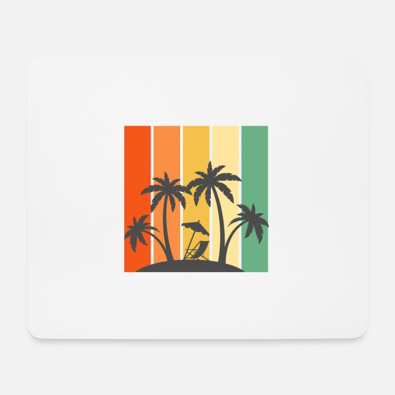 Summer vibes - Summer, Holidays, Beach - Mouse Pad (horizontal) - white