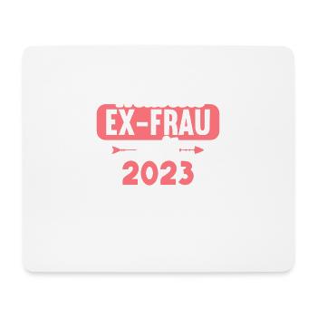 Weltbeste Ex-Frau seit 2023 Scheidungs - Mousepad (Querformat) - Weiß - Vorne