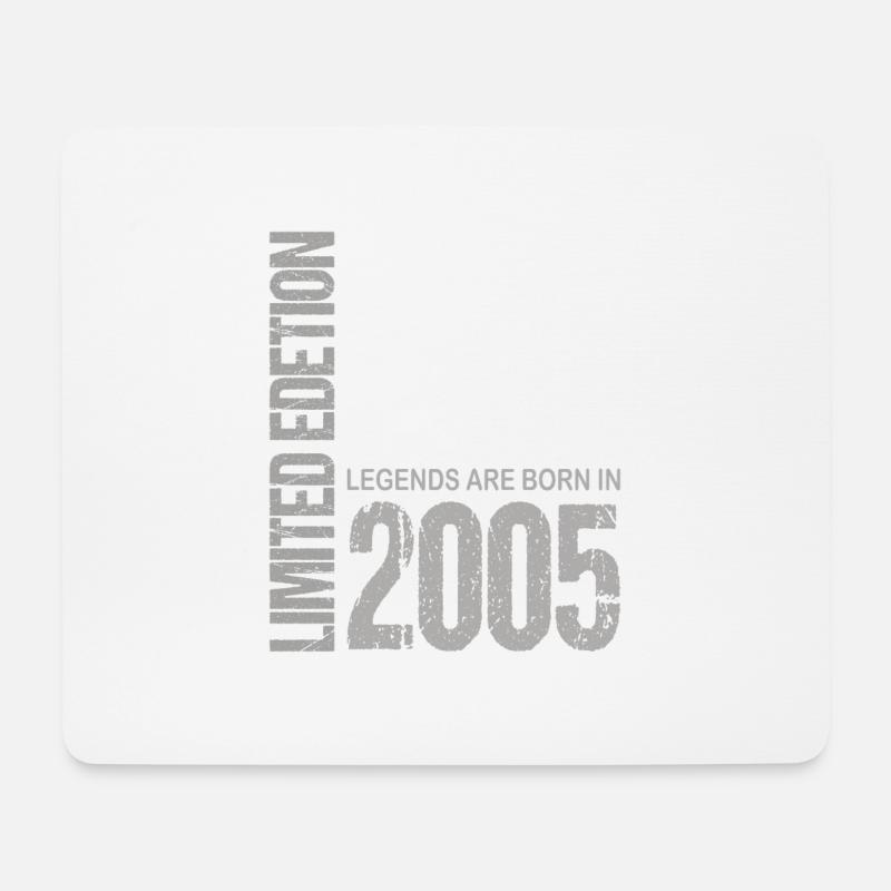 18. Geburtstag Junge Mädchen 18 Jahre 2005 Lustig - Mousepad (Querformat) - Weiß