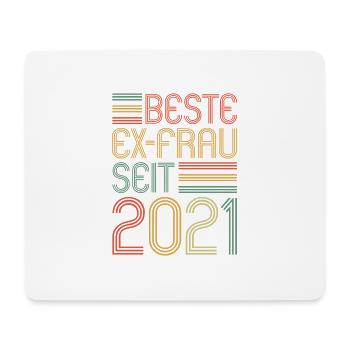 Weltbeste Ex-Frau seit 2021 Scheidungs - Mousepad (Querformat) - Weiß - Vorne