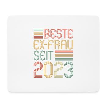 Weltbeste Ex-Frau seit 2023 Scheidungs - Mousepad (Querformat) - Weiß - Vorne