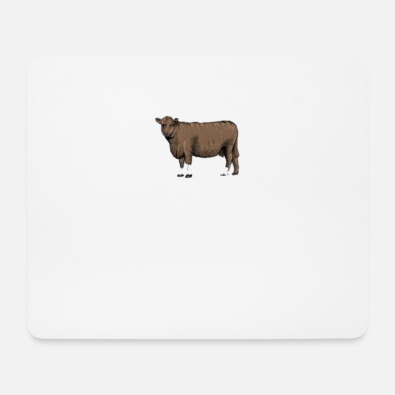 Galloway Rind I Schottland Rinderzucht für - Mousepad (Querformat) - Weiß