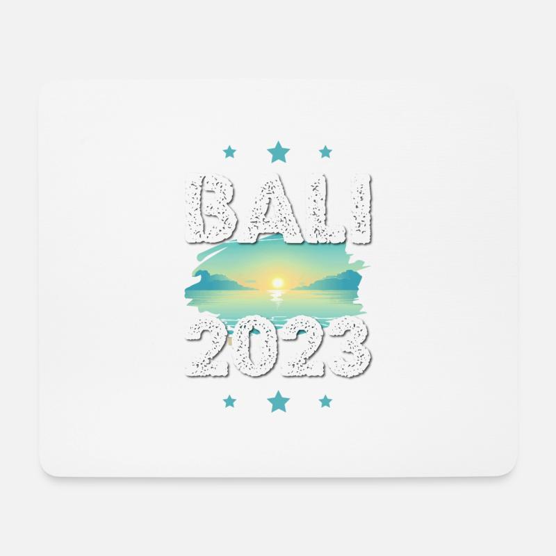 Bali 2023 - Mousepad (Querformat) - Weiß