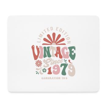 1979 Anniversaire 1979 vintage - Tapis de souris (format paysage) - blanc - Devant
