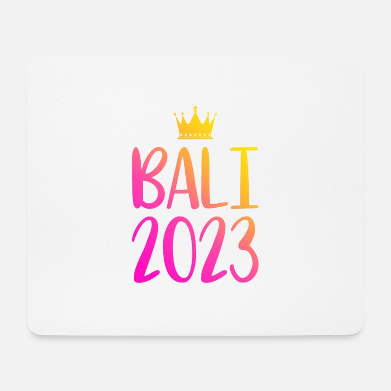 Bali 2023 - Mousepad (Querformat) - Weiß