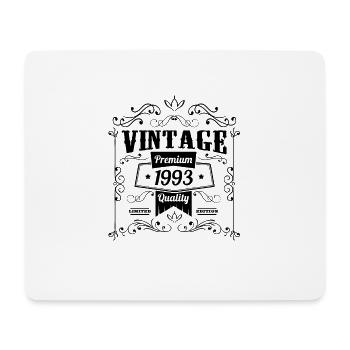 1993 Geburtstag Geburtstag Vintage Sprüche - Mousepad (Querformat) - Weiß - Vorne