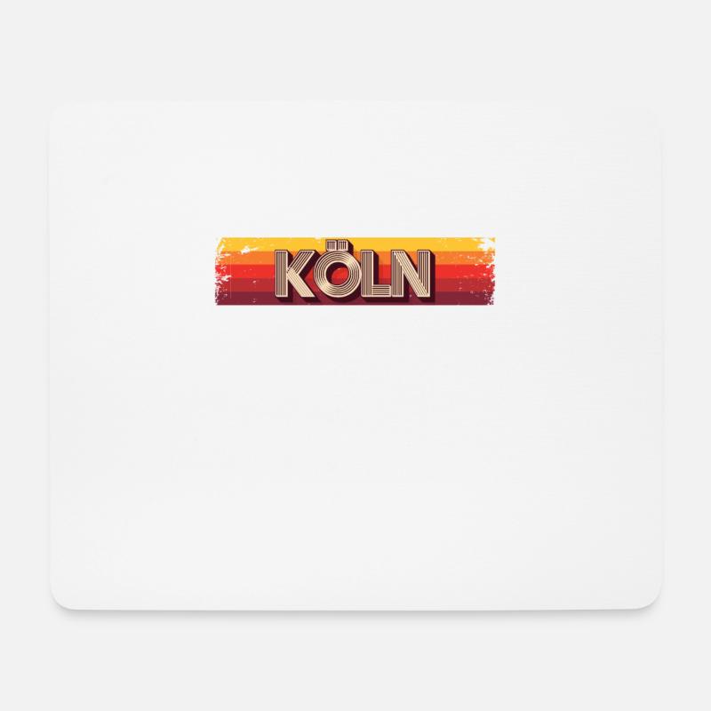 Kölnerin Kölner Köln - Mousepad (Querformat) - Weiß