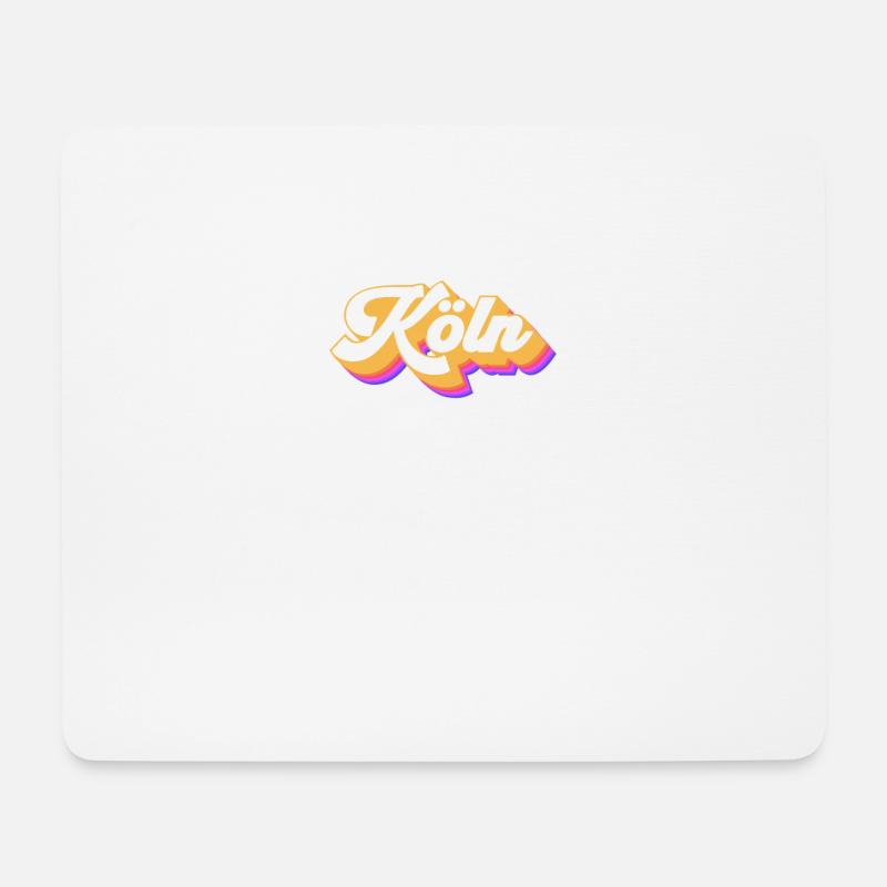 Kölnerin Kölner Köln - Mousepad (Querformat) - Weiß