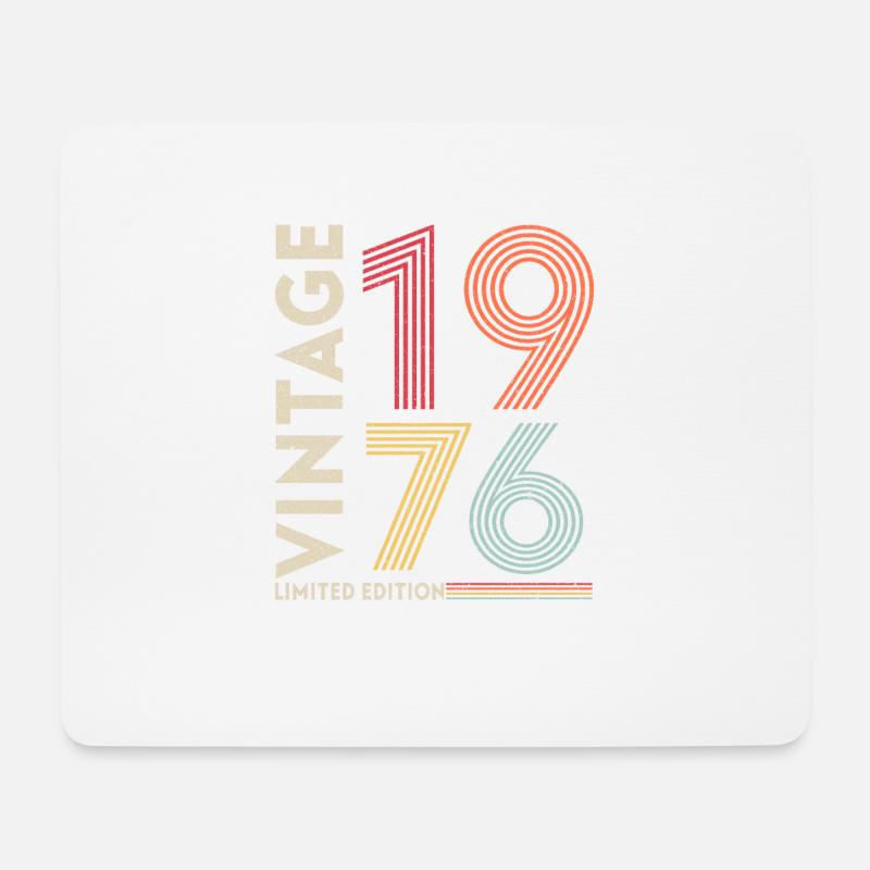 original since 1976 simply the best 40th birthday - Mousepad (Querformat) - Weiß