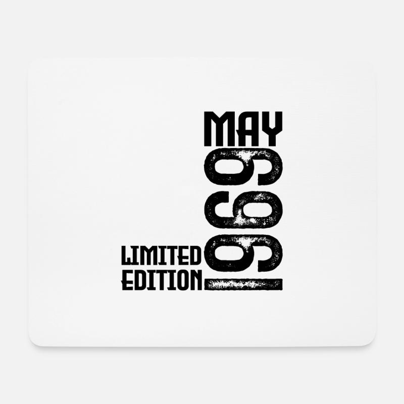 Geschenk Mai 1969. Jubiläum Mai 1969. Mai 1969. - Mousepad (Querformat) - Weiß
