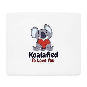 Valentine's Day Koala Love Wildlife Koala Lover - Mouse Pad (horizontal) - white - Front