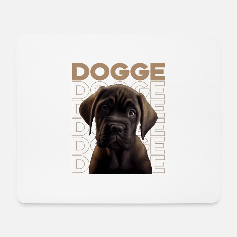 Dogge Doggen Hund Hunde Deutsche Dogge - Mousepad (Querformat) - Weiß