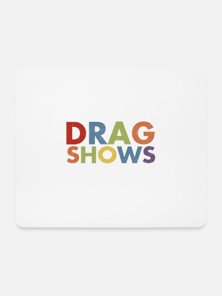 Kinder sind bei Drag-Shows sicherer als in der Kirche - Mousepad (Querformat) - Weiß