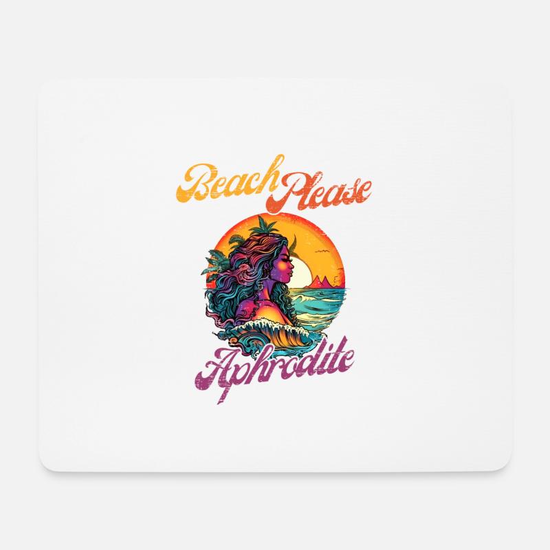 Beach Please - Aphrodite - Tapis de souris (format paysage) - blanc