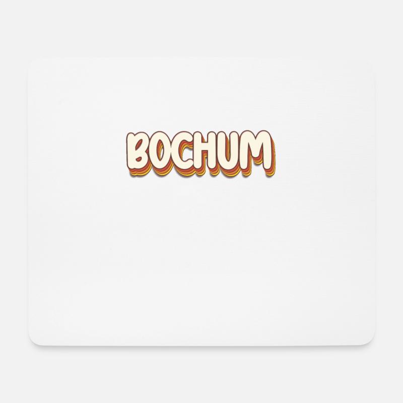 Bochumerin Bochumer Bochum - Mousepad (Querformat) - Weiß