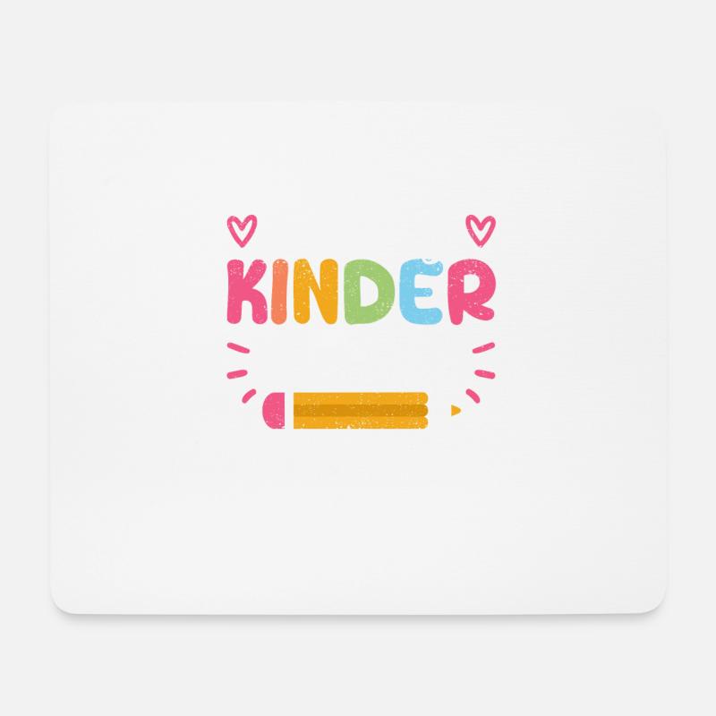 Oh Hey Kindergarten Funny Back To School Teacher - Mousepad (Querformat) - Weiß