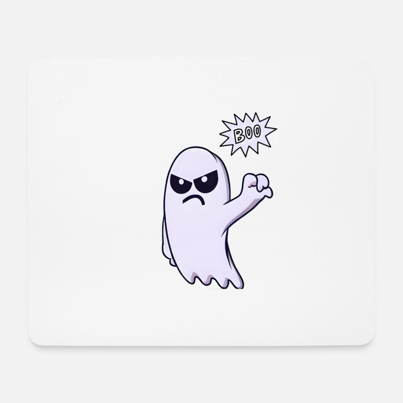 Ghost Of Disapproval - Mousepad (Querformat) - Weiß
