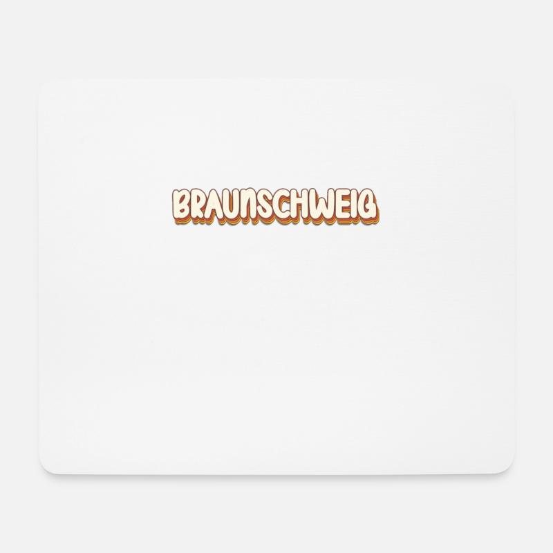 Braunschweigerin Braunschweiger Braunschweig - Mousepad (Querformat) - Weiß