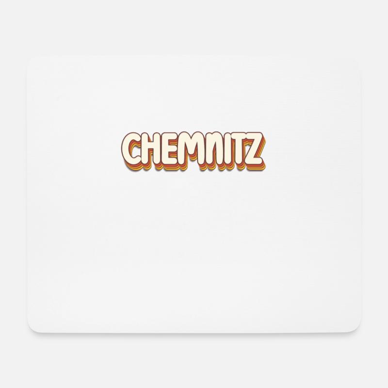 Chemnitzerin Chemnitzer Chemnitz - Mousepad (Querformat) - Weiß