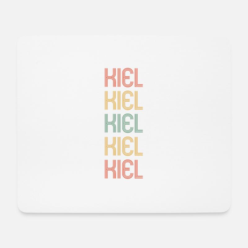Kielerin Kieler Kiel - Mousepad (Querformat) - Weiß