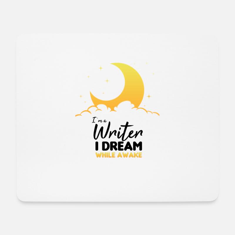 Poet Poesie Dichter Poetry I Geschenk - Mousepad (Querformat) - Weiß
