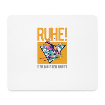 Skizubehör für Skifahrer - Mousepad (Querformat) - Weiß - Vorne