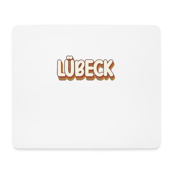 Lübeckerin Lübecker Lübeck - Tapis de souris (format paysage) - blanc - Devant