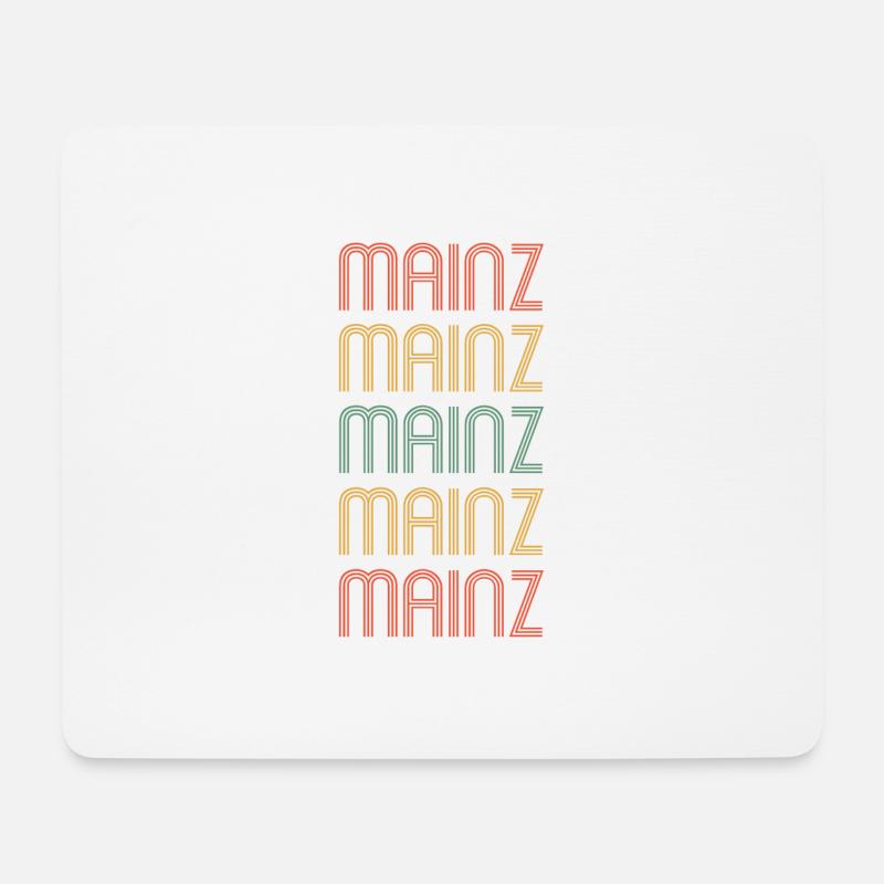 Mainzerin Mainzer Mainz - Mousepad (Querformat) - Weiß