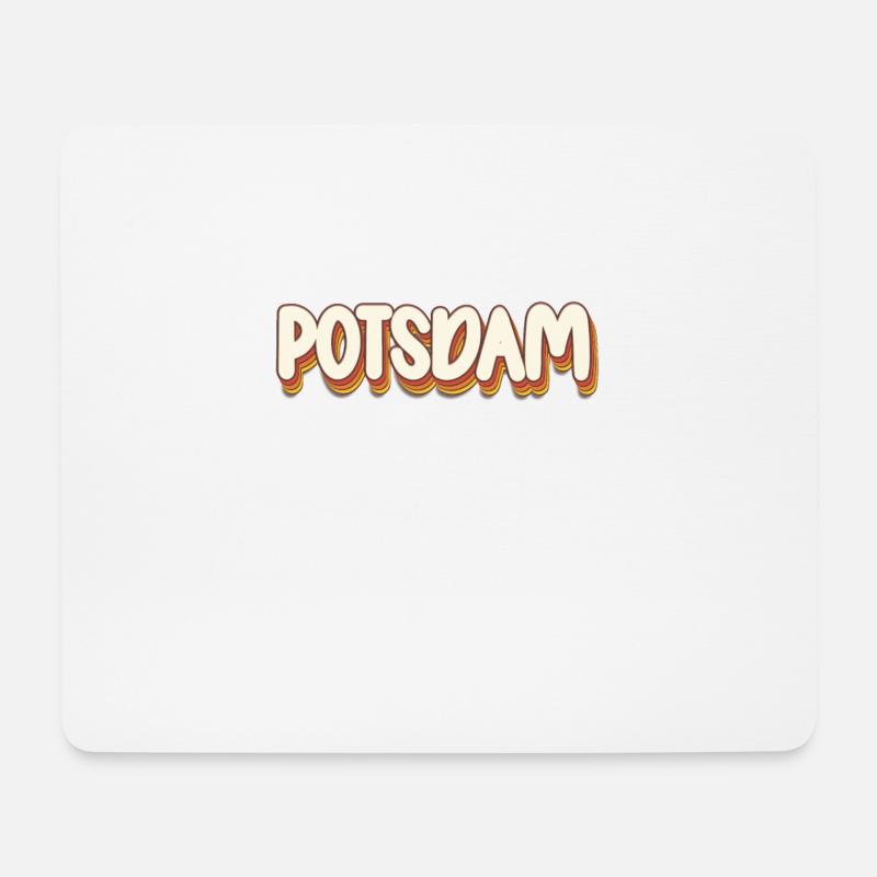 Potsdamerin Potsdamer Potsdam - Mousepad (Querformat) - Weiß