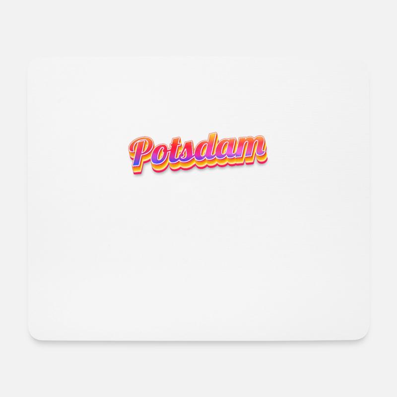 Potsdamerin Potsdamer Potsdam - Mousepad (Querformat) - Weiß