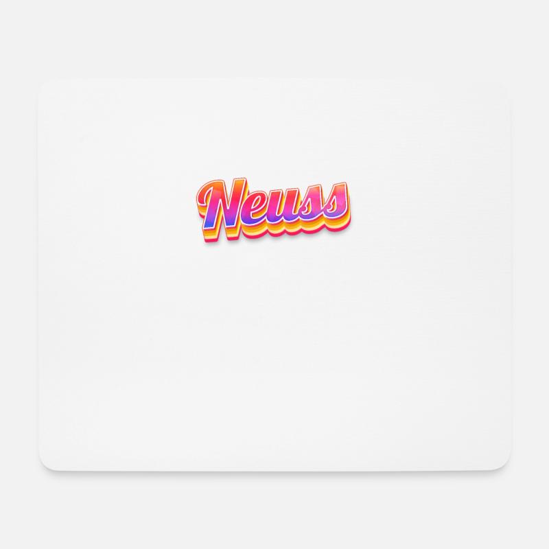 Neusserin Neusser Neuss - Mousepad (Querformat) - Weiß