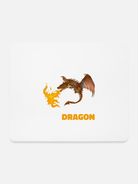 Sei immer du selbst, es sei denn, du kannst ein Drache sein - Mousepad (Querformat) - Weiß