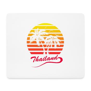 Thaïlande - Tapis de souris (format paysage) - blanc - Devant