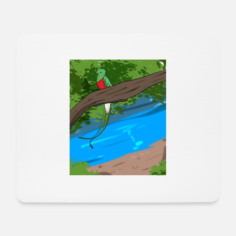 Guatemala Guatemalan Flagge DNA I Geschenk - Mousepad (Querformat) - Weiß