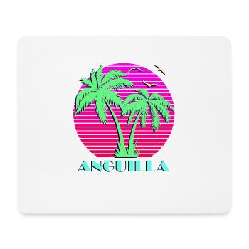 Anguilla - Mousepad (Querformat) - Weiß - Vorne