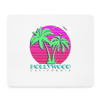 Hollywood - Tapis de souris (format paysage) - blanc - Devant