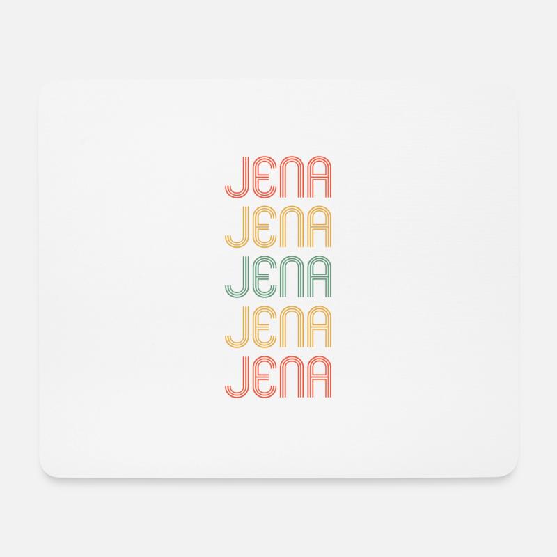 Jenaerin Jenaer Jena - Mousepad (Querformat) - Weiß