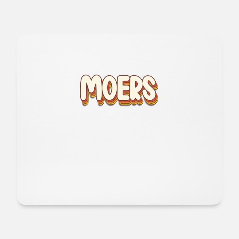 Moerserin Moerser Moers - Mousepad (Querformat) - Weiß