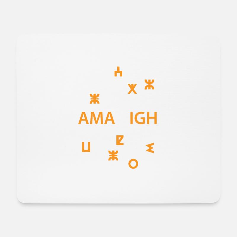 AMAZIGH SYMBOL BERBER Z IMAZIGHEN KABYLEN JUWEL - Mousepad (Querformat) - Weiß