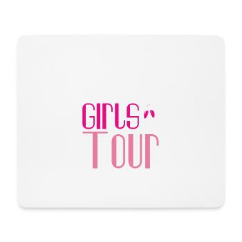 Schweiz Girls Tour - Mousepad (Querformat) - Weiß - Vorne