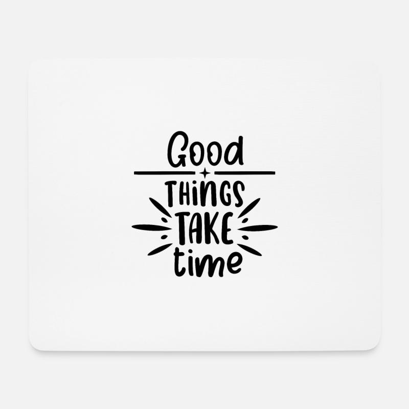 Inspirierende Motivierende Zitate Sprüche - Mousepad (Querformat) - Weiß
